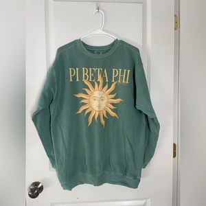 Pi Beta Phi Sorority Comfort Colors Crewneck